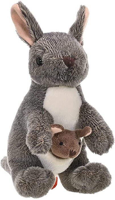 Wild Republic Kangaroo with Joey Plush, Stuffed Animal, Plush Toy, Gifts for Kids, Cuddlekins 8 Inches, 8",
