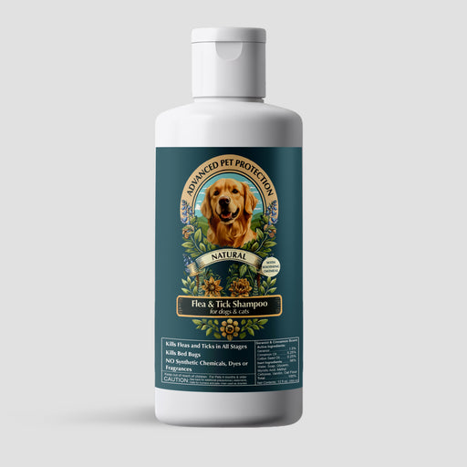 Advanced Pet Protection – Natural Flea & Tick Shampoo for Dogs & Cats