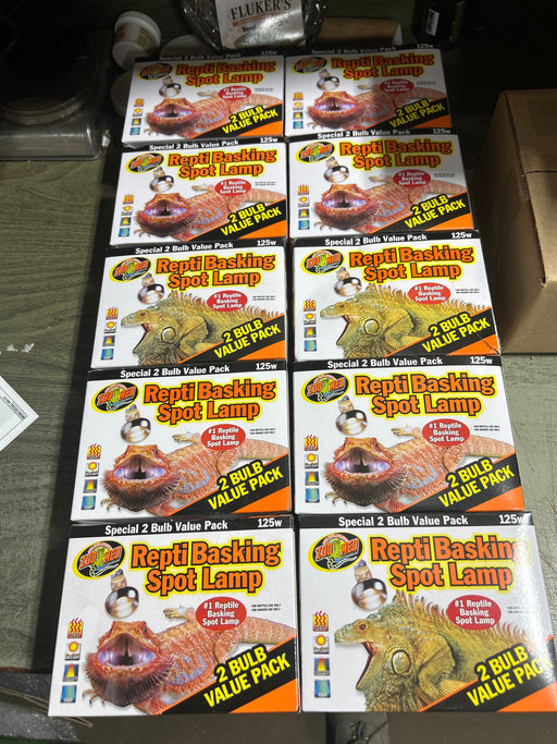 Zoomed Repti Basking Spot 100W Value 2 Pack - Lot of 10 (20 Bulbs total)