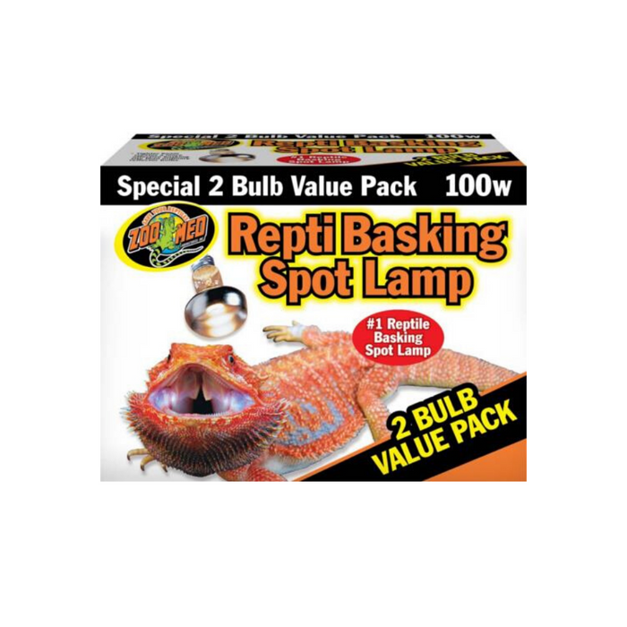 Zoomed Repti Basking Spot Value 2 Pack - Includes Attached DBDPet Pro-Tip Guide