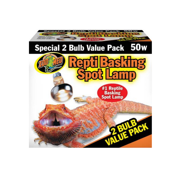 Zoomed Repti Basking Spot Value 2 Pack - Includes Attached DBDPet Pro-Tip Guide