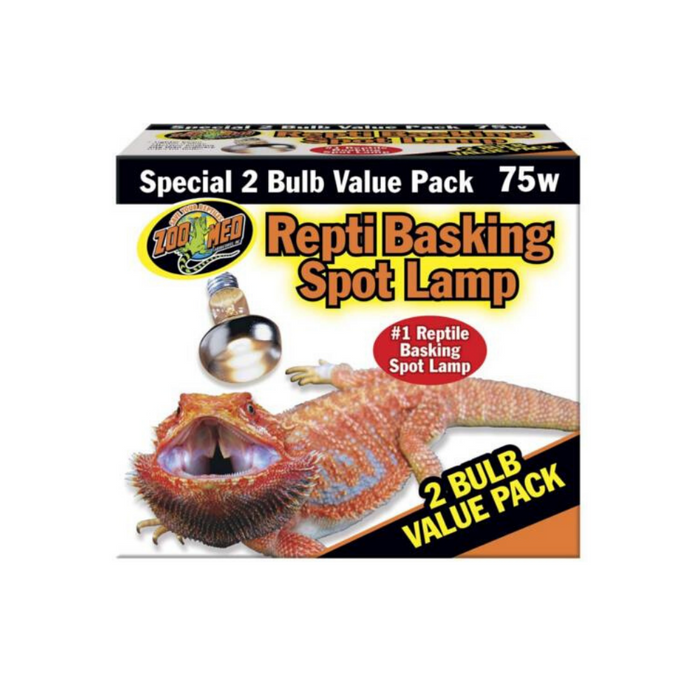 Zoomed Repti Basking Spot Value 2 Pack - Includes Attached DBDPet Pro-Tip Guide