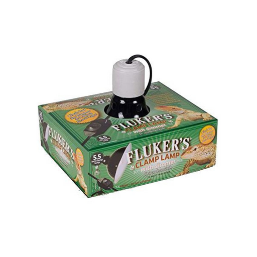 Fluker's Clamp Lamp with Dimmer Dome