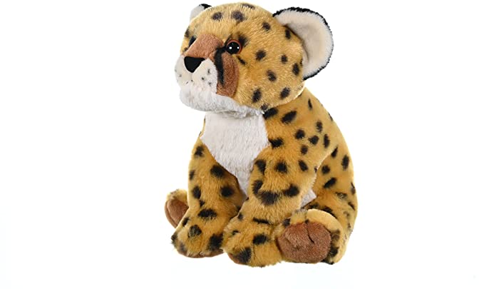 Wild Republic Cheetah Cub Plush, Stuffed Animal, Plush Toy, Gifts for Kids, Cuddlekins 12"