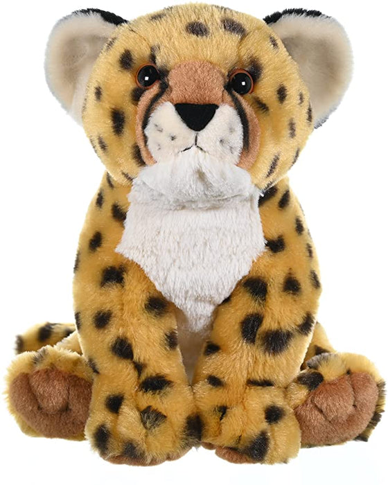 Wild Republic Cheetah Cub Plush, Stuffed Animal, Plush Toy, Gifts for Kids, Cuddlekins 12"