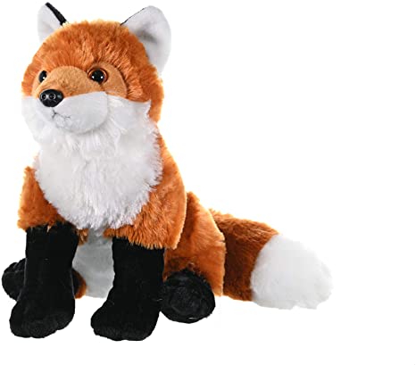 Wild Republic Red Fox Plush, Stuffed Animal, Plush Toy, Gifts For Kids, Cuddlekins 12"