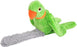 Wild Republic Perching Parrot, Green, Snap Bracelet, Records and Replays, 9 Inches, Gift for Kids, Plush Toy, Fill is Spun Recycled Water Bottles