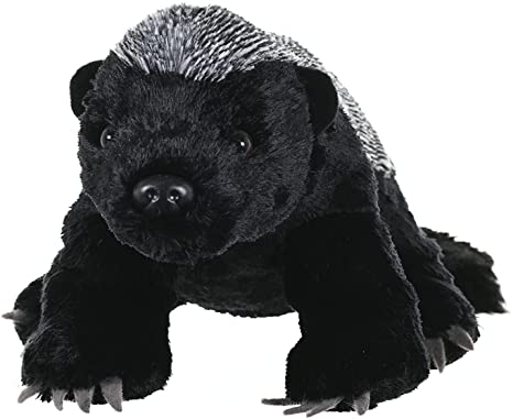Wild Republic Honey Badger Plush, Stuffed Animal, Plush Toy, Gifts for Kids, Cuddlekins 12 Inches