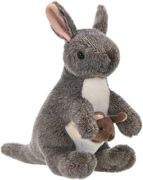 Wild Republic Kangaroo with Joey Plush, Stuffed Animal, Plush Toy, Gifts for Kids, Cuddlekins 8 Inches, 8",