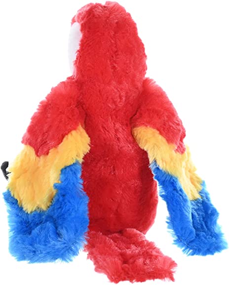 Wild Republic Scarlet Macaw Plush, Stuffed Animal, Plush Toy, Gifts for Kids, Cuddlekins 8"