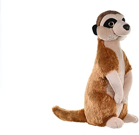 Wild Republic Meerkat Plush, Stuffed Animal, Plush Toy, Kids Gifts, Cuddlekins, 12 Inches,Multi